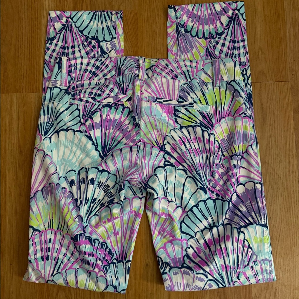 Lilly Pulitzer Callahan Chino oh shello pants 00 - Picture 5 of 7